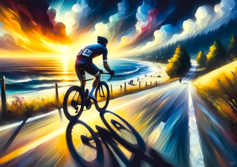 Affiche cyclisme - Horizons à conquérir