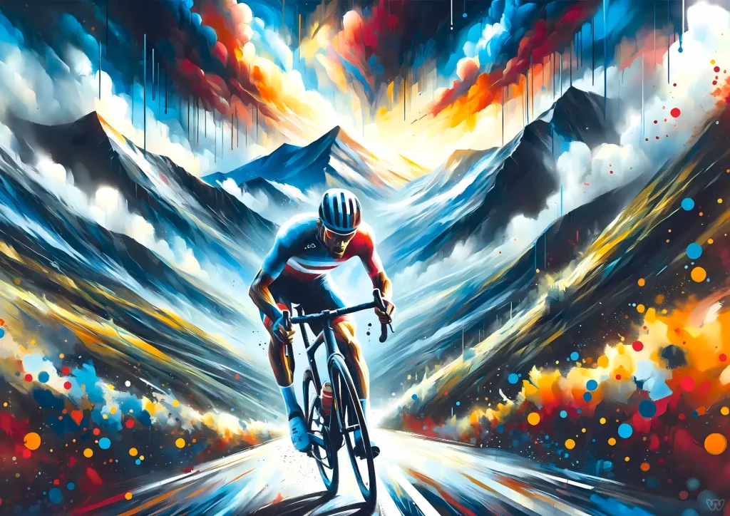 Affiche cyclisme - Orage de vitesse