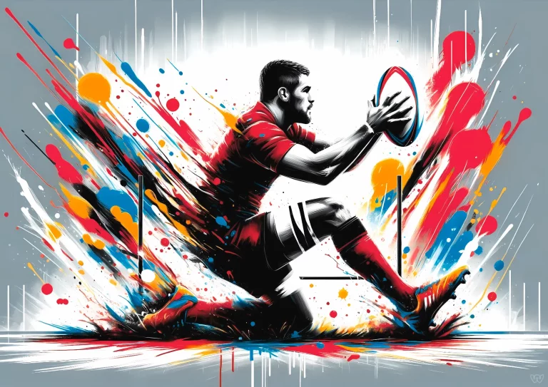 Affiche rugby - Impact du numéro 10