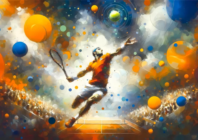Affiche tennis - Terre de triomphe